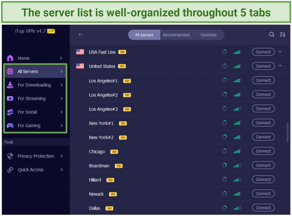 Server Network — A Large Network for Premium Offers